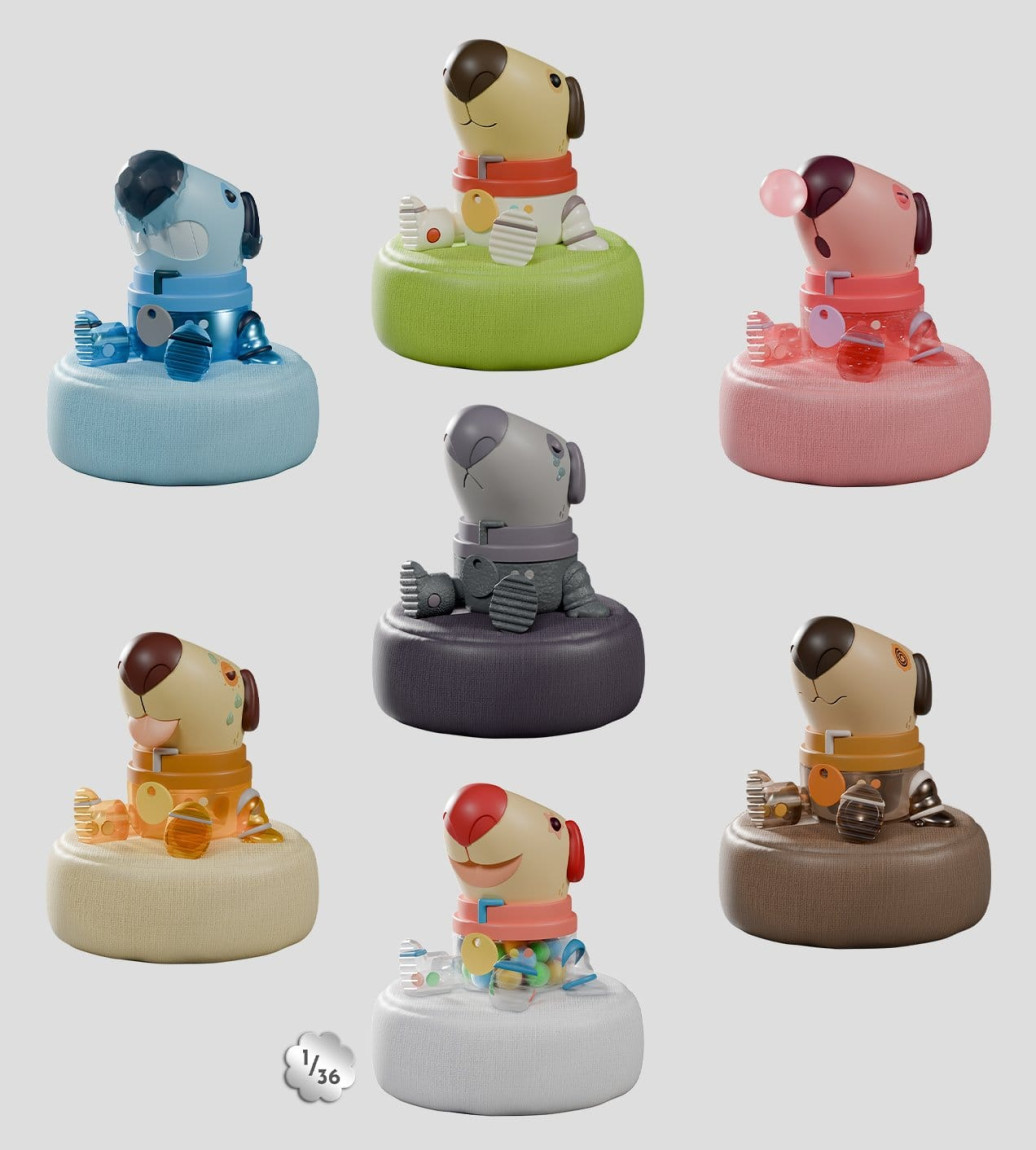 Space Case Minifiguren S1 6 cm Blind Box Display (6)