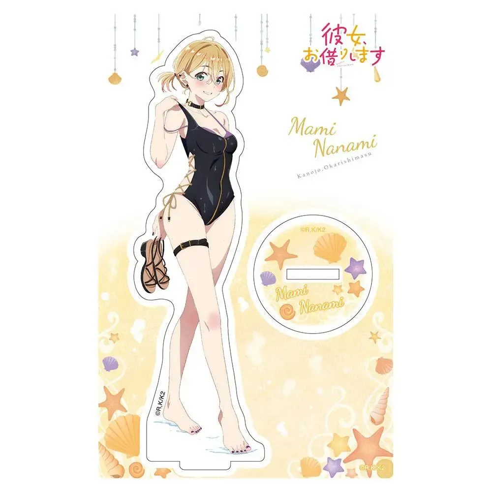 Rent-A-Girlfriend Swimsuit and Girlfriend Acryl Figur Mami Nanami 14 cm