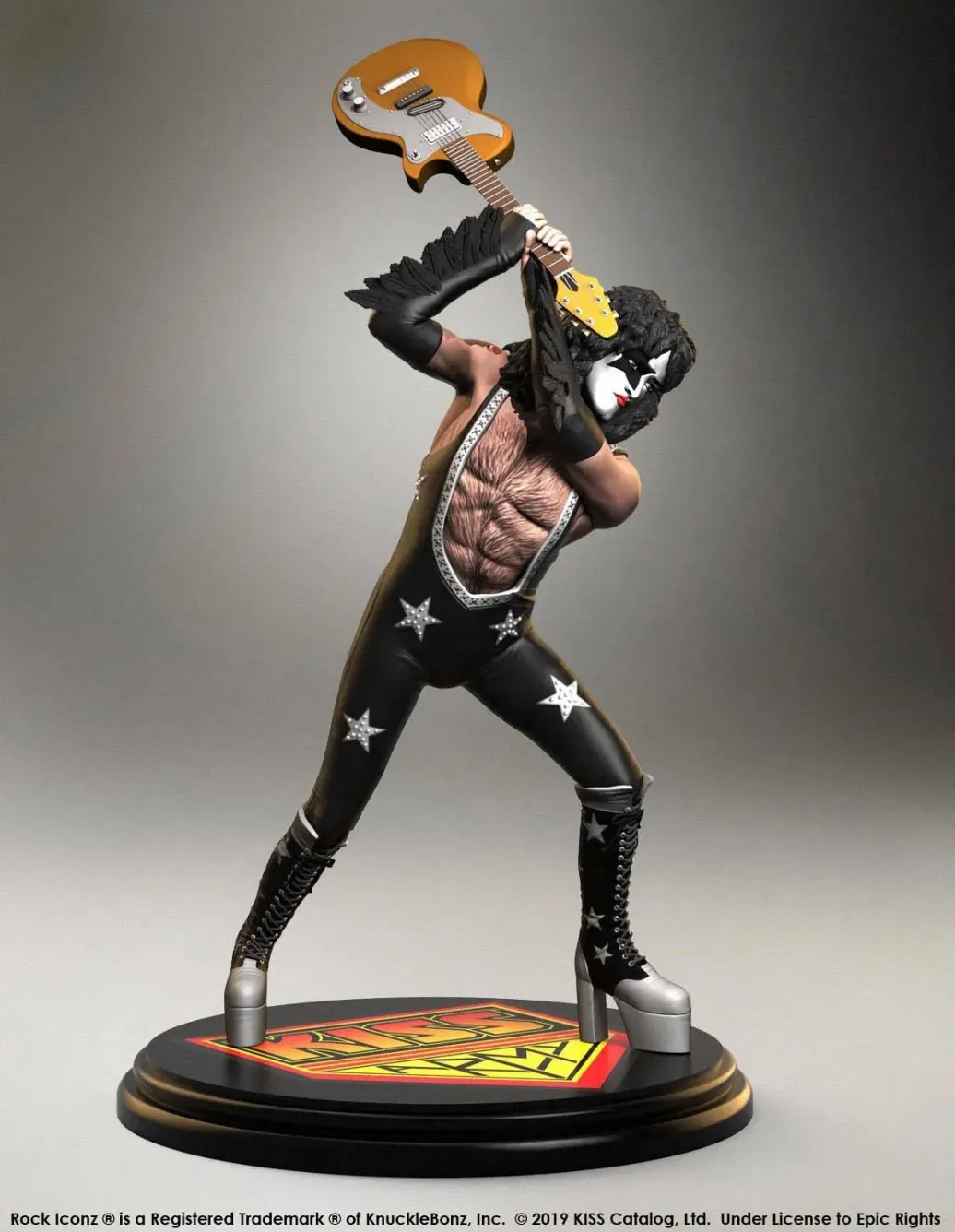 Kiss The Starchild Rock Iconz Statue 20 cm