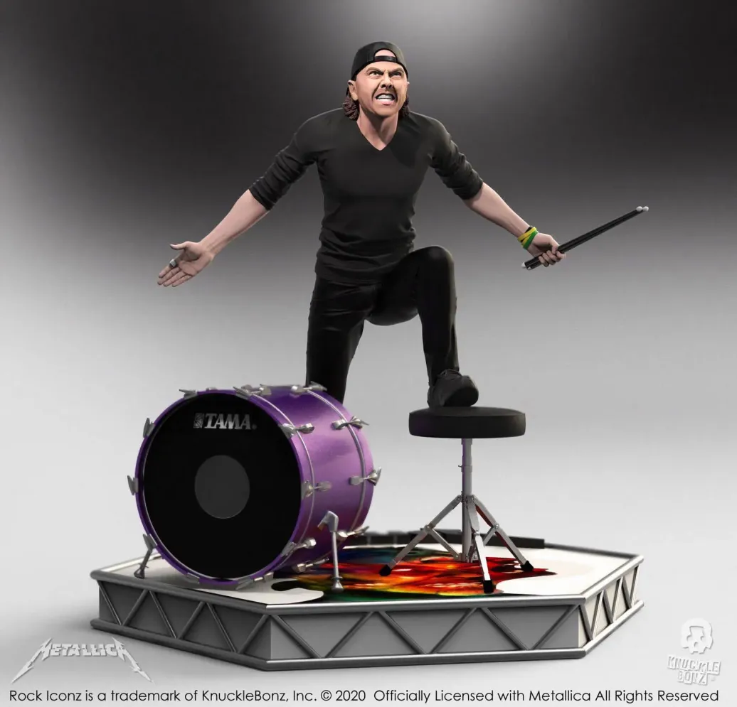 Metallica Lars Ulrich Rock Iconz Statue 22 cm Limited Edition