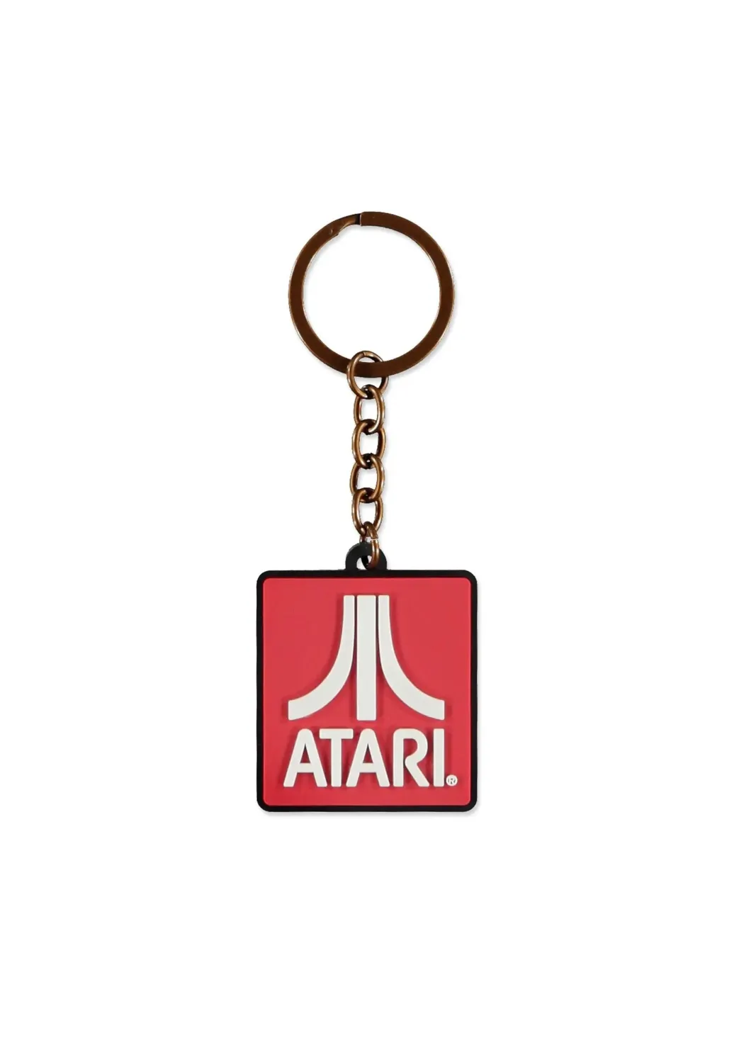 Atari Gummi-Schlüsselanhänger Logo