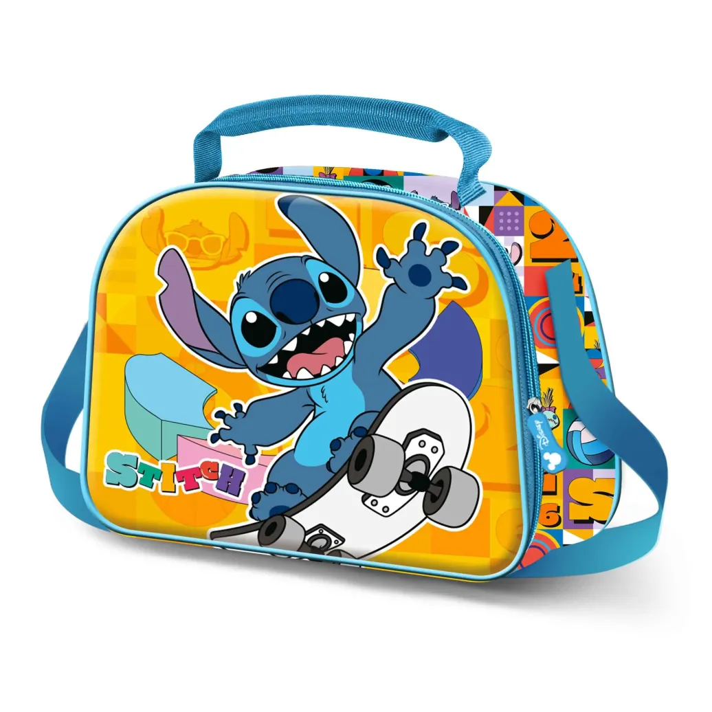 Lilo & Stitch 3D Lunch Box Brotzeittasche Skater