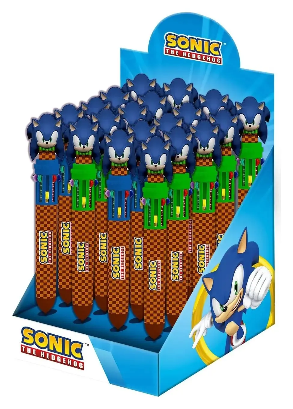 Sonic - The Hedgehog Zehnfarbkugelschreiber Display (24)