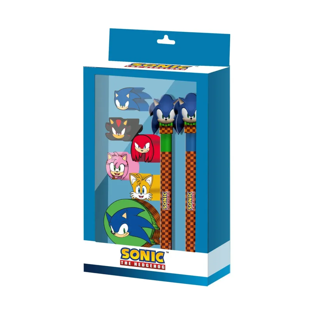 Sonic - The Hedgehog Schreibset 8er-Pack 