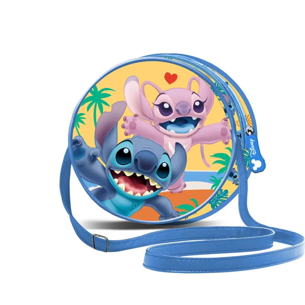 Lilo & Stitch Round Umhängetasche Ocean Blue