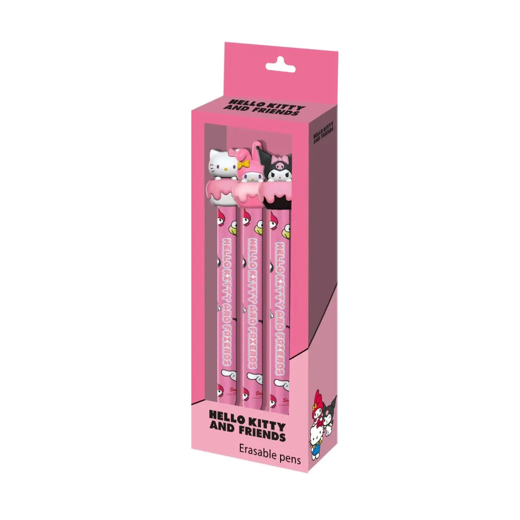 Sanrio löschbare Gelstifte 3-er Pack      