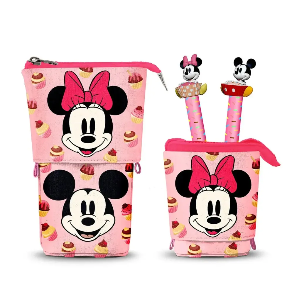 Minnie Pop Up Federmäppchen mit 2 löschbaren Gelstiften 