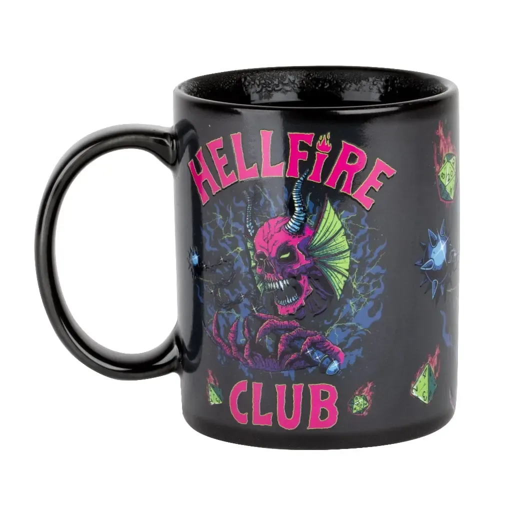 Stranger Things Tasse mit Thermoeffekt Hellfire Club 320 ml
