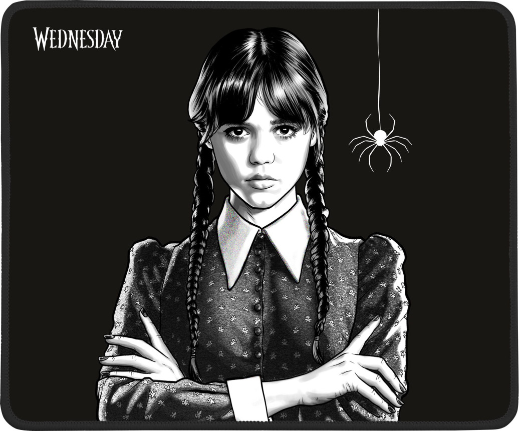 Wednesday M Mousepad Spider 32 x 27 cm