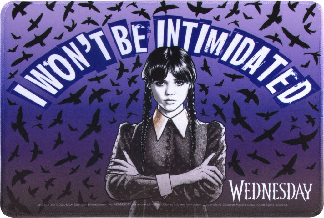 Wednesday Mousepad I won´t be Intimidated 35 x 25 cm