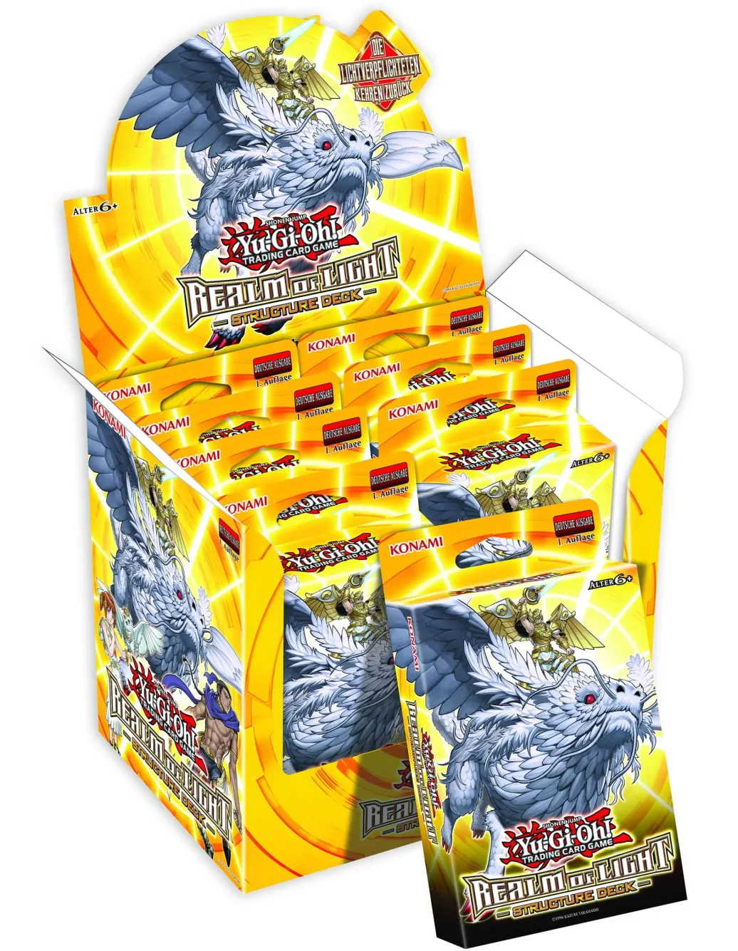 Yu-Gi-Oh! TCG Structure Deck: Realm of Light (Reprint) Display (8) *Deutsche Version*
