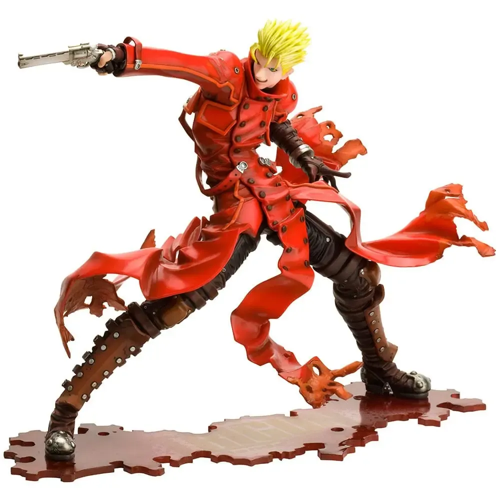 Trigun Badlands Rumble ARTFX J Statue 1/8 Vash The Stampede Renewal Package Version 19 cm