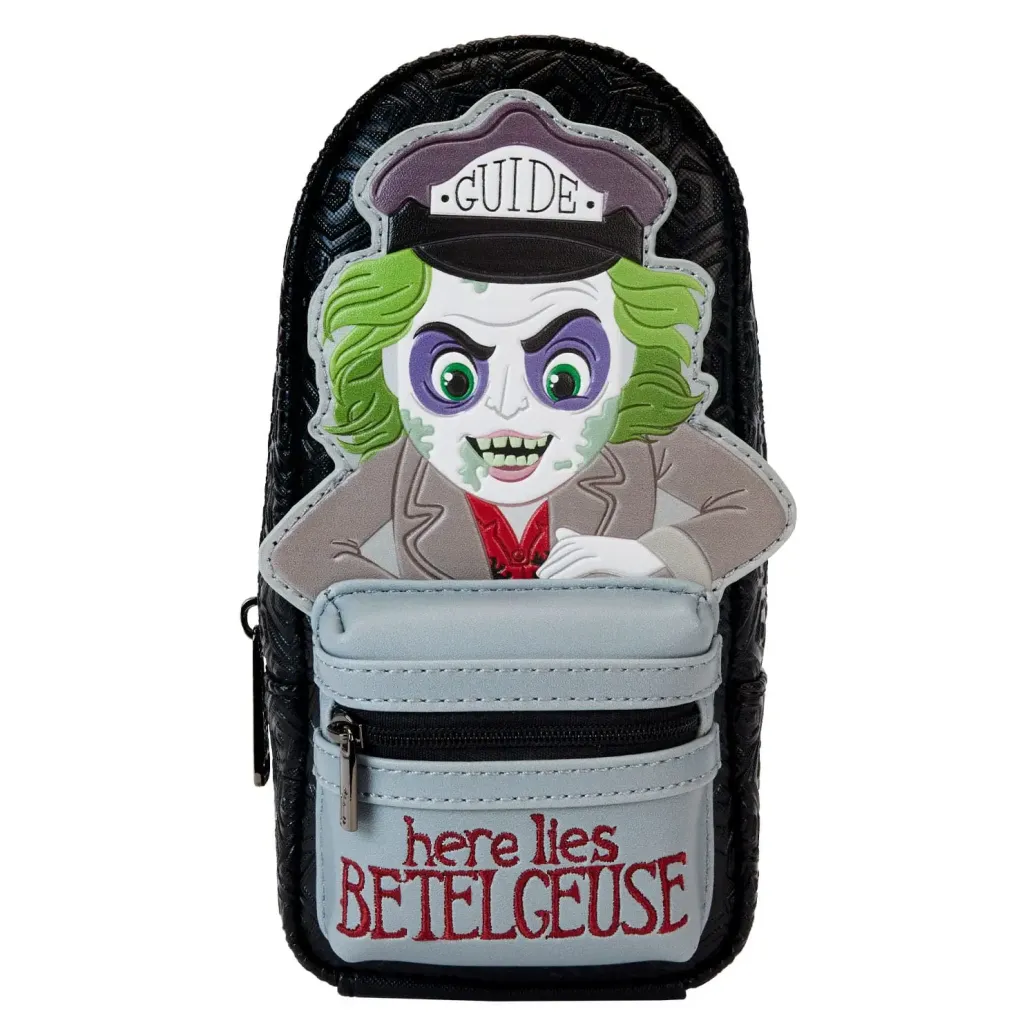 Beetlejuice by Loungefly Federmäppchen Mini Backpack Here lies Beetlejuice