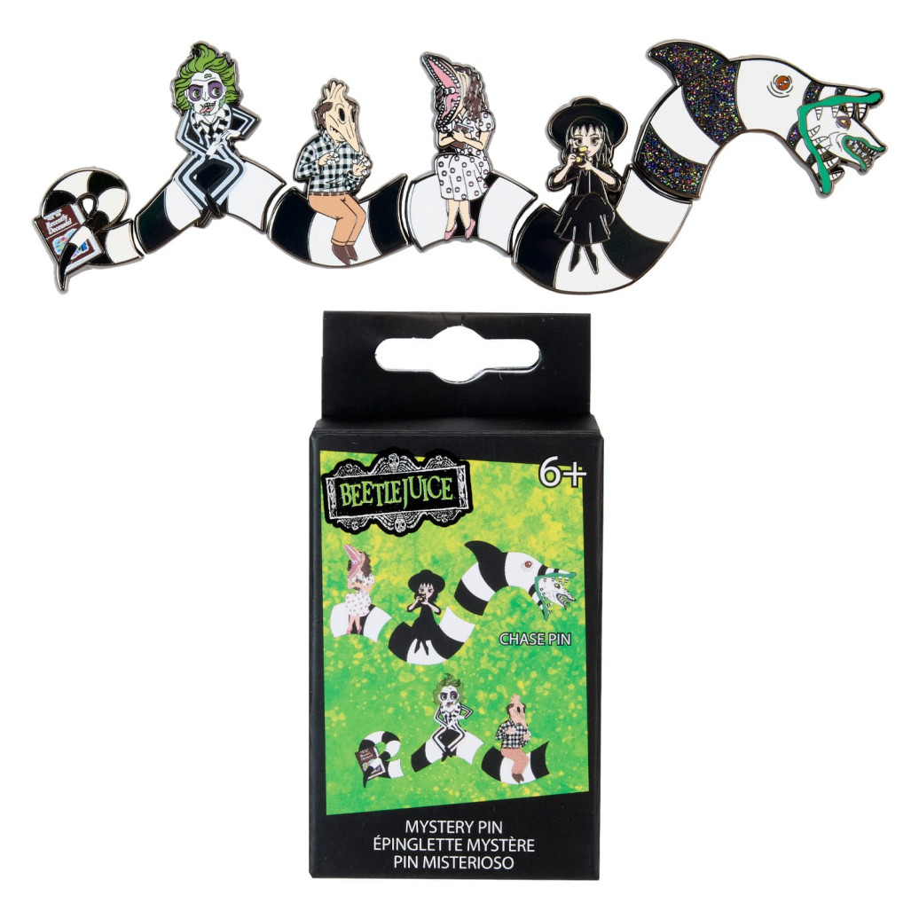 Beetlejuice by Loungefly Ansteck-Pins Sandworm Puzzle Blind Box Sortiment (12)