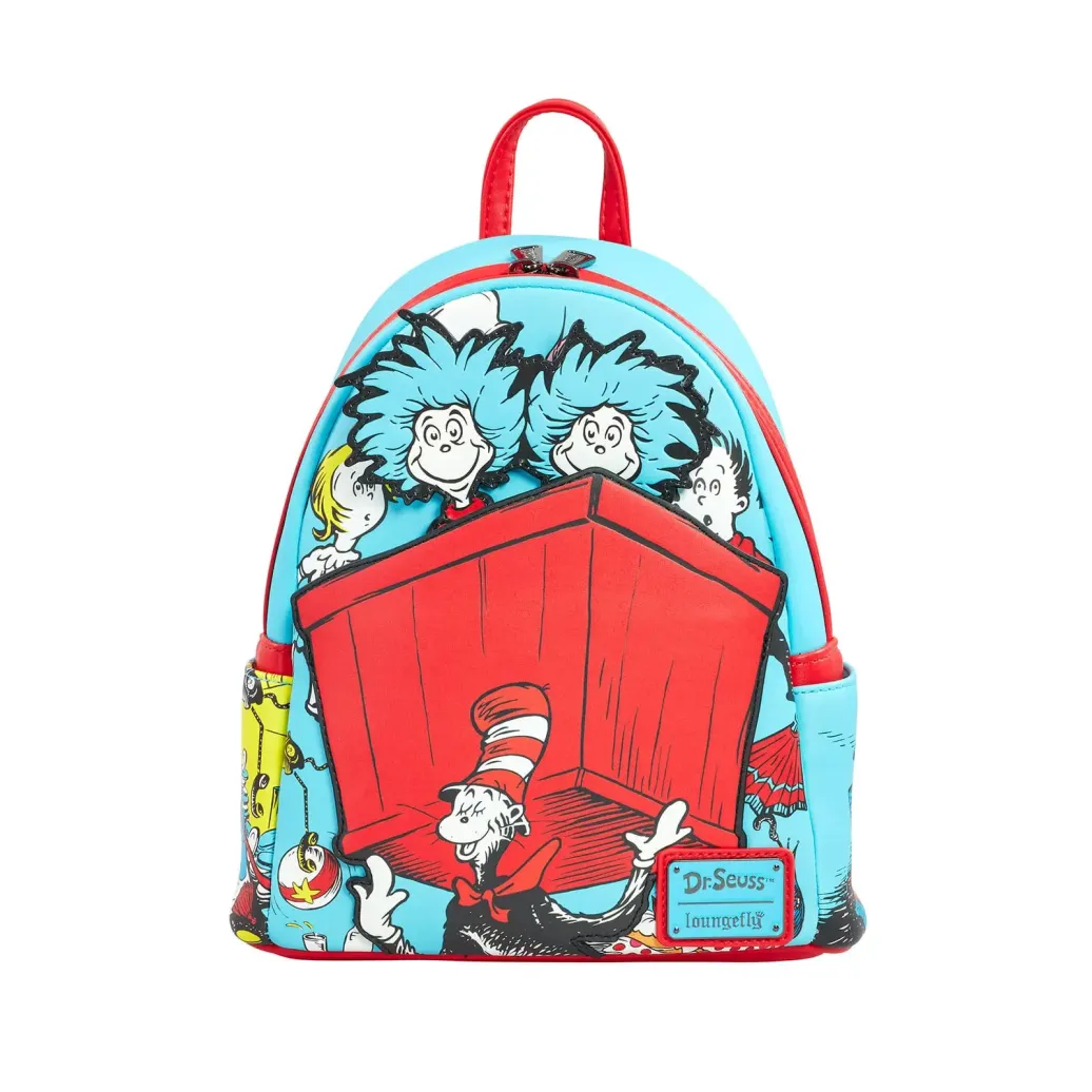 Dr. Seuss by Loungefly Rucksack Mini Thing 1 & Thing 2 Box heo Exclusive