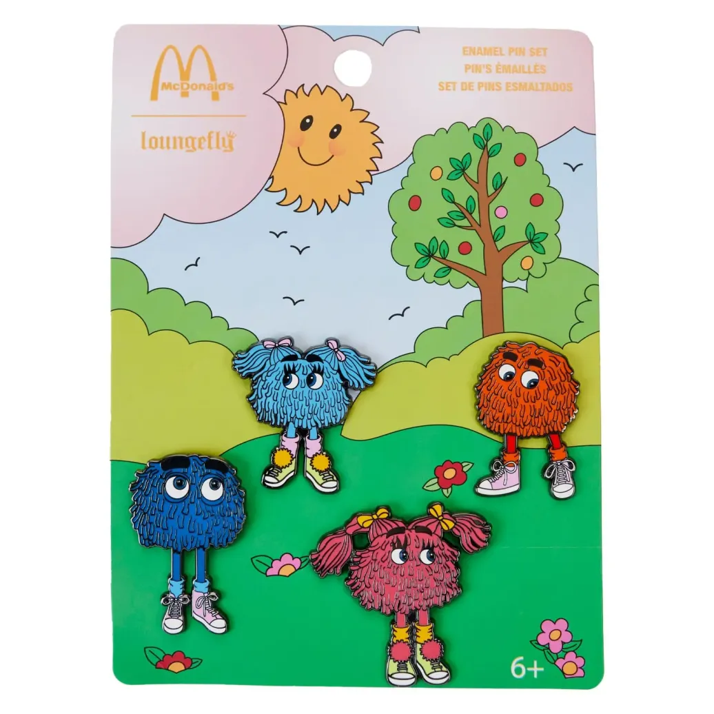 McDonalds by Loungefly Pin Ansteck-Pins 4er-Set Fry Gang 3 cm