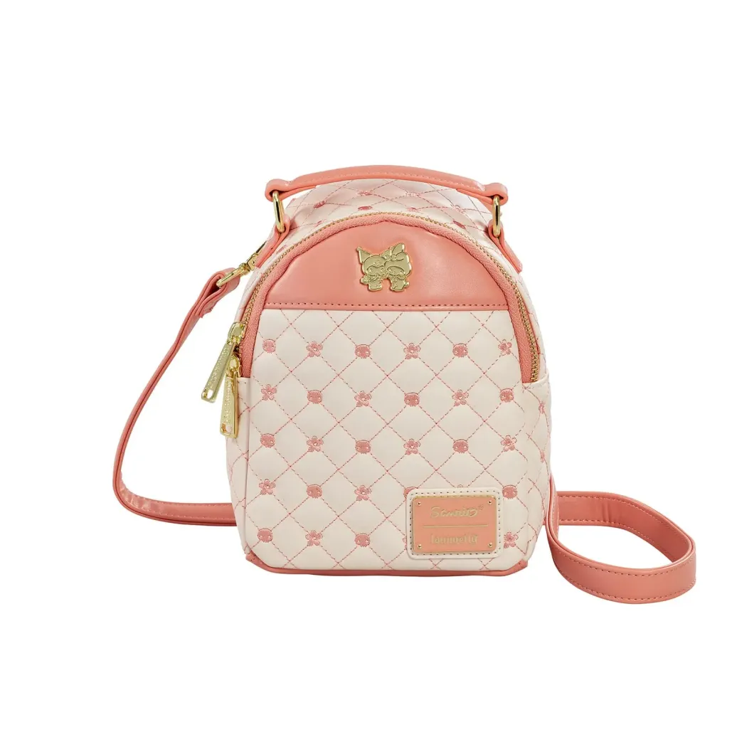 Sanrio by Loungefly Umhängetasche Kuromi & My Melody Skulls and Flowers heo Exclusive