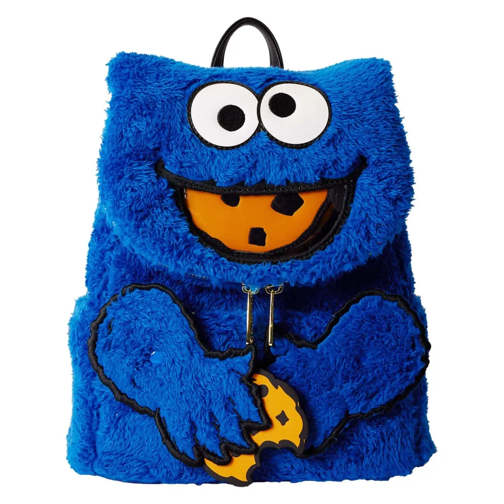 Sesamstraße by Loungefly Plush Mini Rucksack Cookie Monster