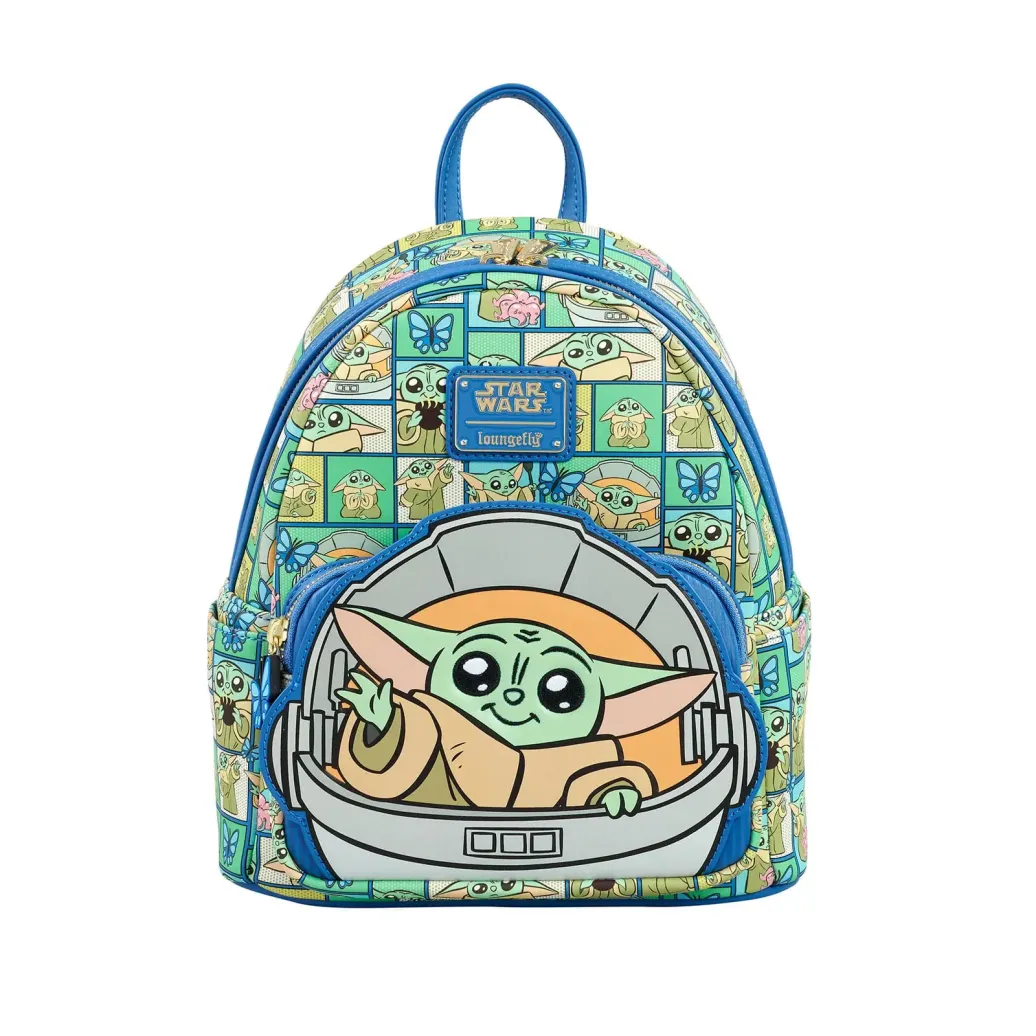 Star Wars: The Mandalorian by Loungefly Rucksack Mini Grogu Squares