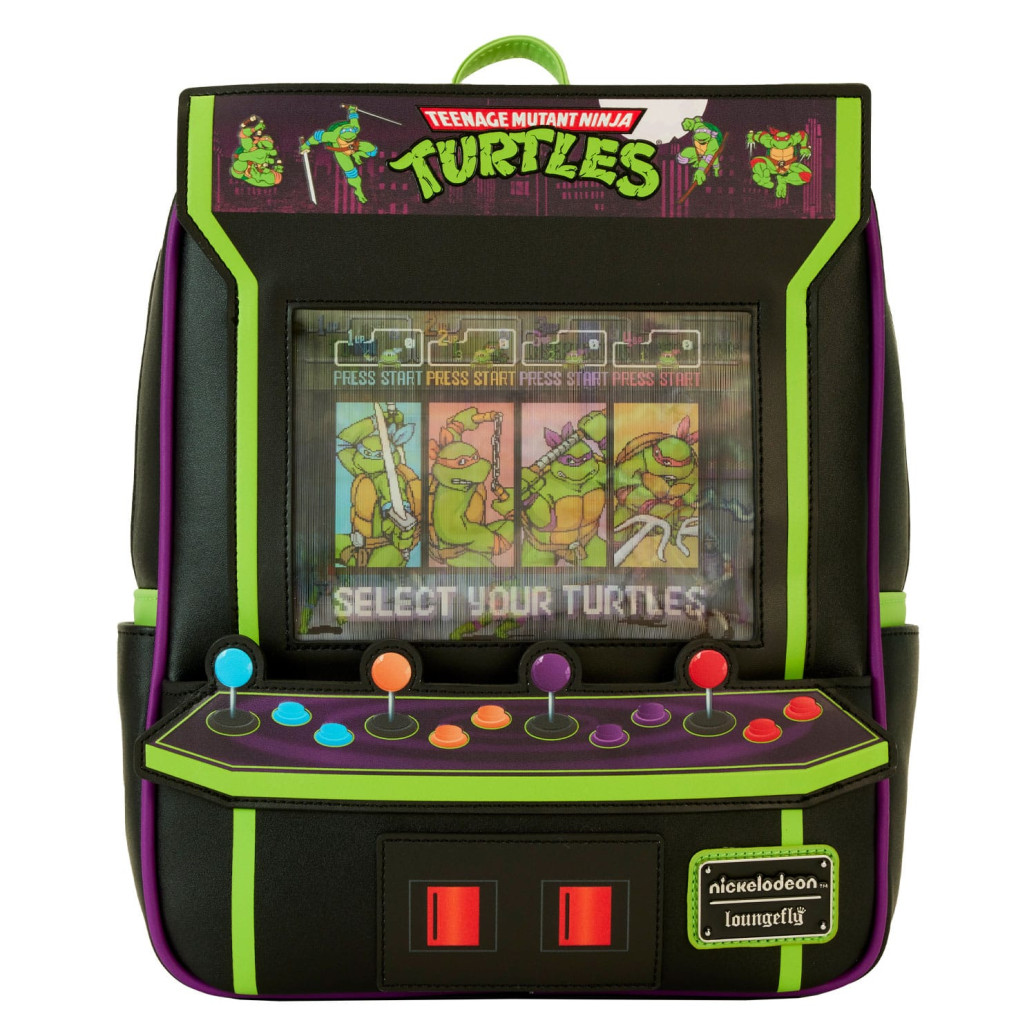 Teenage Mutant Ninja Turtles by Loungefly Rucksack 40th Anniversary Vintage Arcade