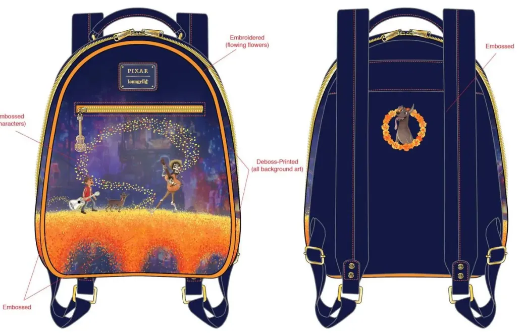 Pixar by Loungefly Rucksack Coco Marigold Bridge