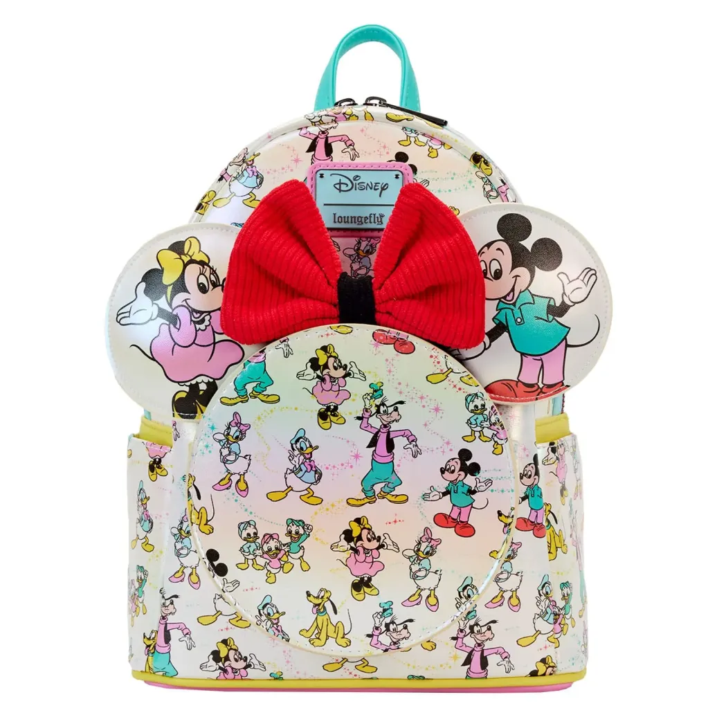 Disney by Loungefly Rucksack & Haarreif Set Mickey & Friends 100th Anniversary AOP