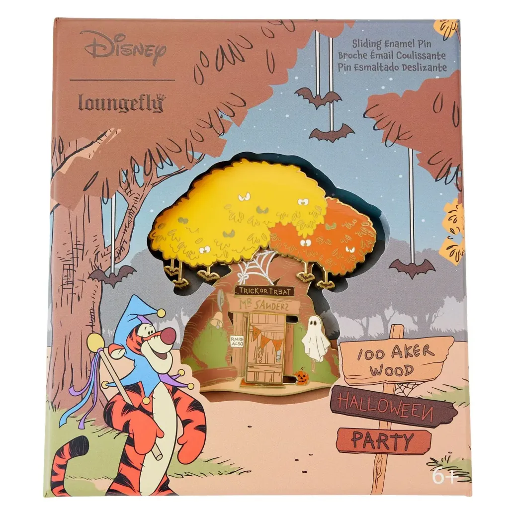 Disney by Loungefly Sliding Enamel Pin Ansteck-Pin Winnie the Pooh Halloween Limited Edition 8 cm