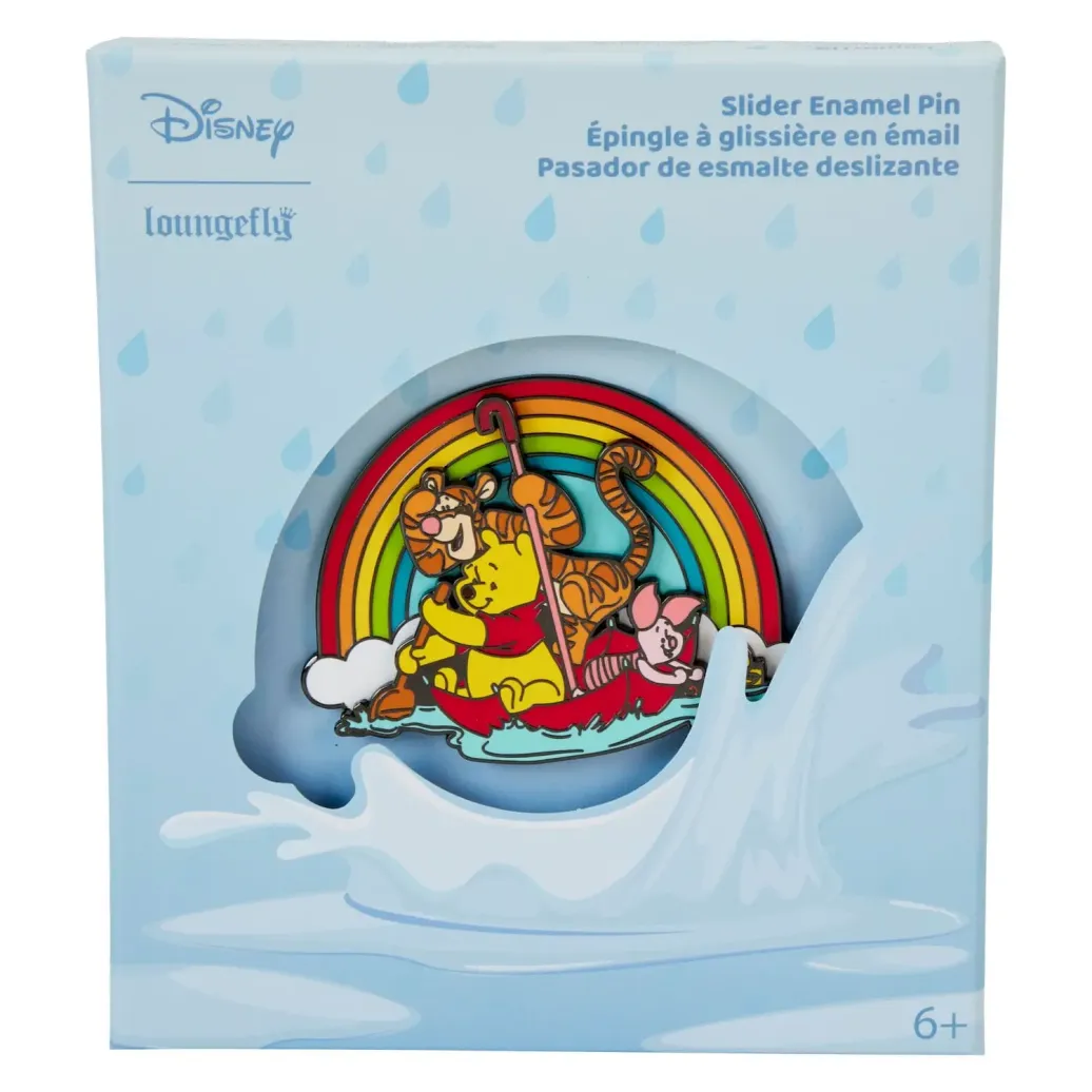 Disney by Loungefly Sliding Enamel Pin Ansteck-Pin Winnie the Pooh Rainy Day Limited Edition 8 cm