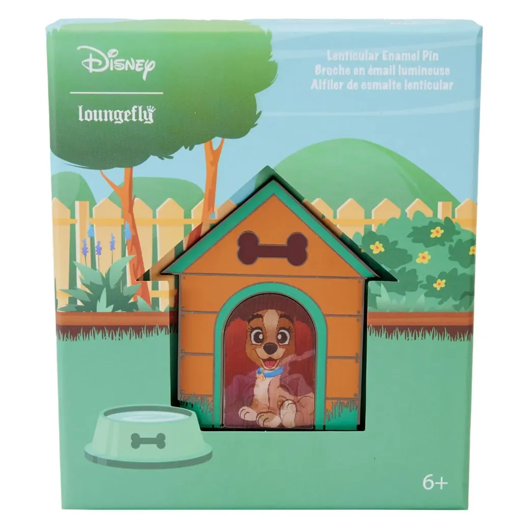 Disney Ansteck-Pin mit 3D-Effekt Susi (Susi & Strolch) 8 cm