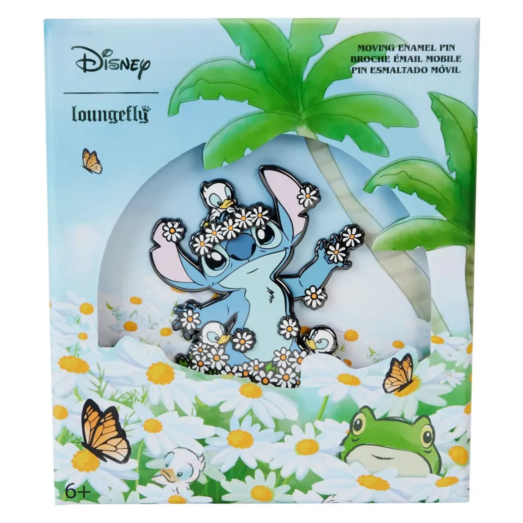 Disney by Loungefly Ansteck-Pins Lilo and Stitch Springtime 3" Collector Box Sortiment (12)