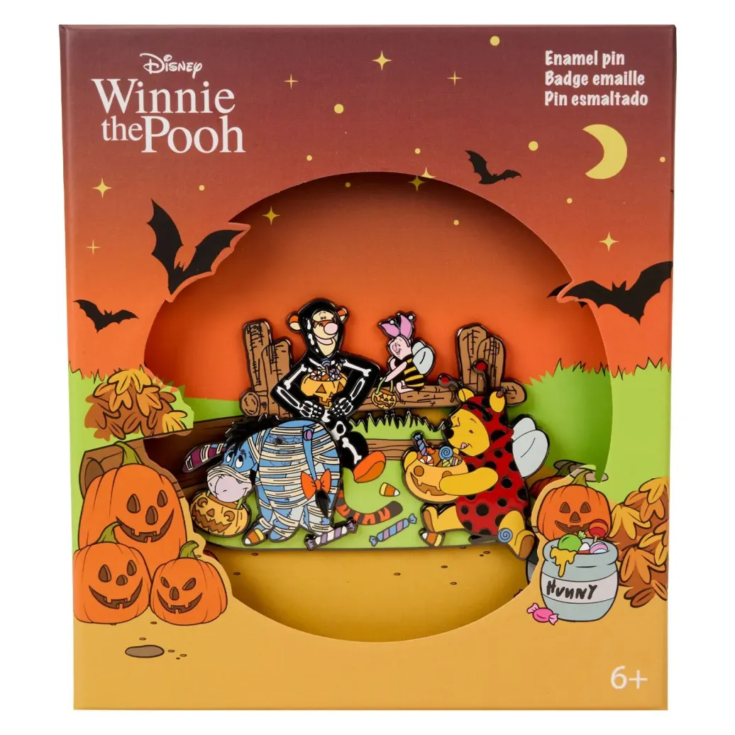 Disney by Loungefly Enamel Ansteck-Pin Winnie the Pooh Trick R Treat Moving Limited Edition 8 cm