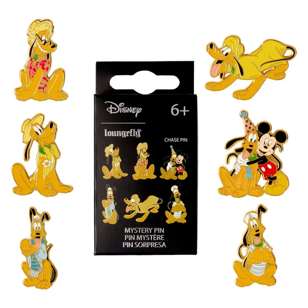 Disney by Loungefly Ansteck-Pins Blind Box Pluto 95th Anniversary Sortiment (12)