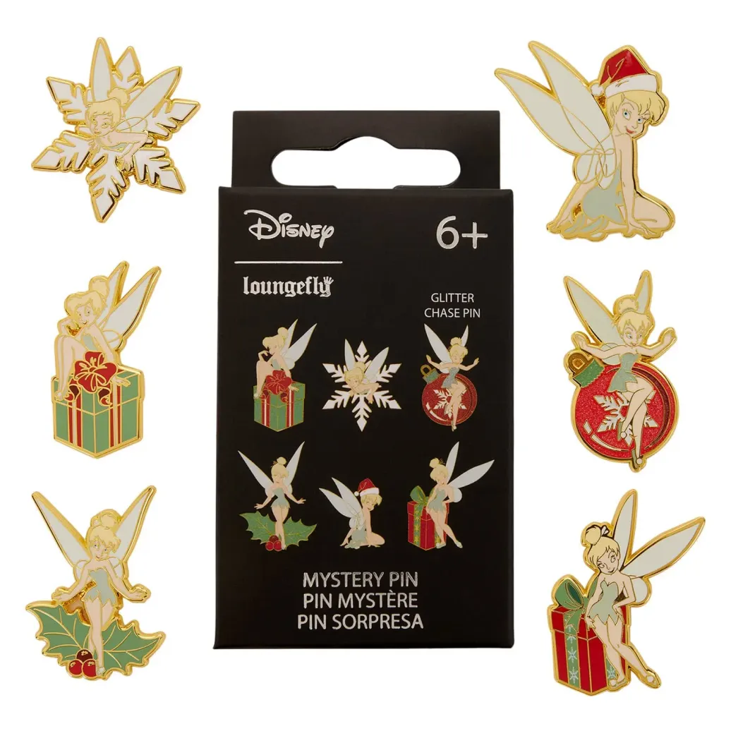 Disney by Loungefly Ansteck-Pins Blind Box Tinker Bell Holiday Sortiment (12)