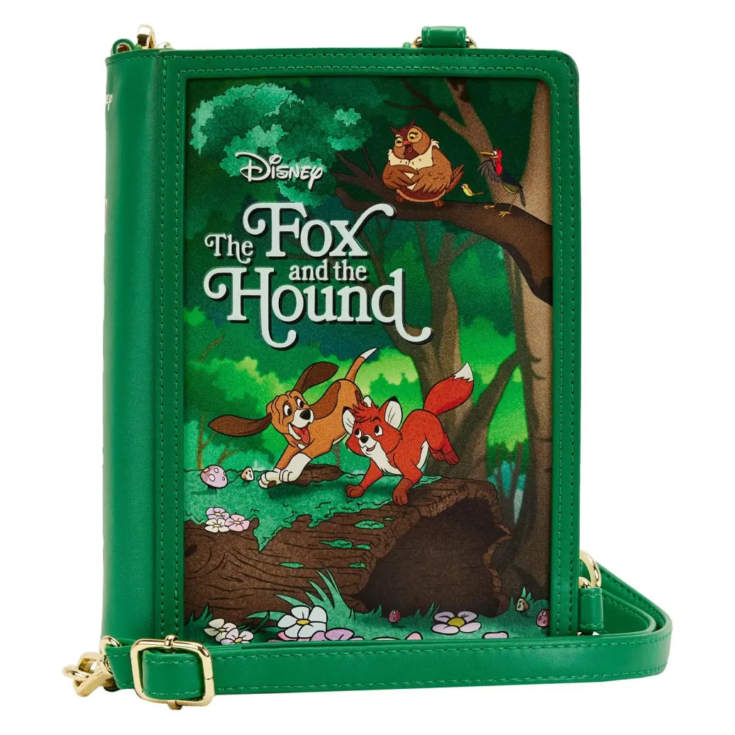 Disney Loungefly Umhängetasche Classic Books Fox and The Hound