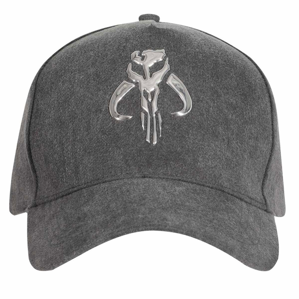 Star Wars The Mandalorian Baseball Cap Silver Crest