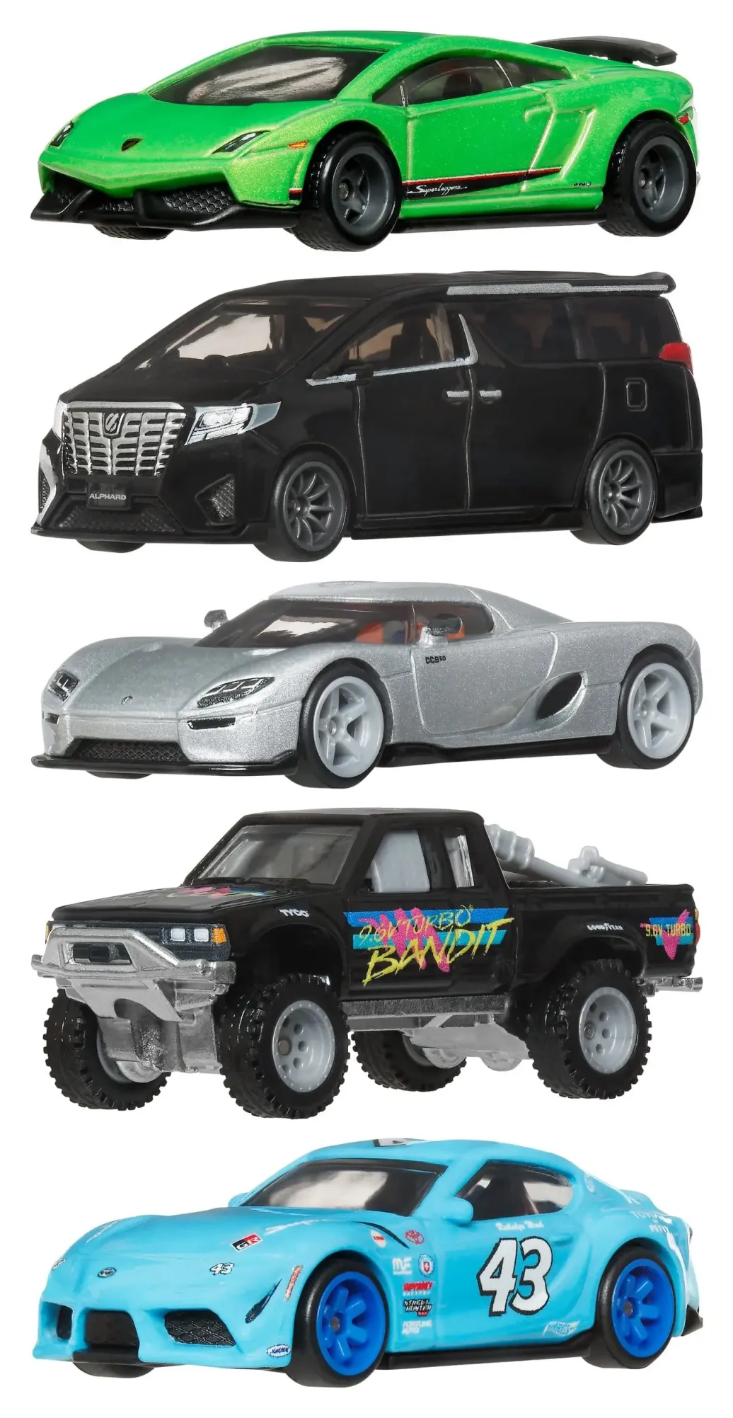 Hot Wheels Premium Die-Cast Fahrzeuge 1/64 Boulevard 978H Sortiment (10)