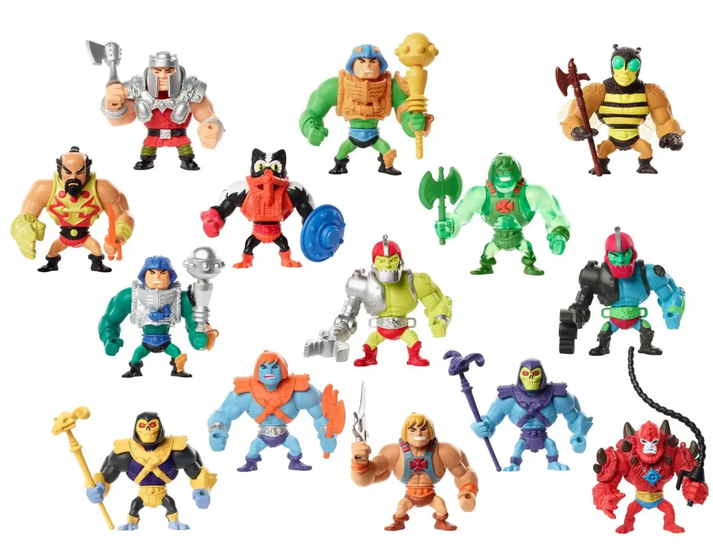 Masters of the Universe Eternia Minis Minifiguren Wave 2 Display