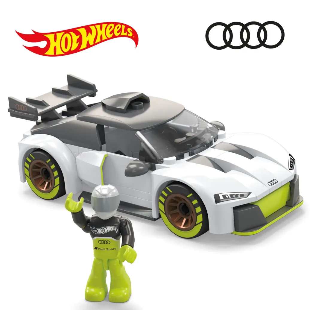 Hot Wheels MEGA Bauset Audi R8 LMS GT2 12 cm