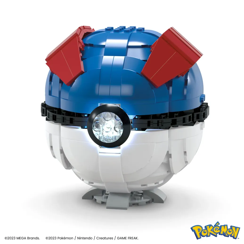 Pokémon Mega Construx Bauset Jumbo Superball 13 cm