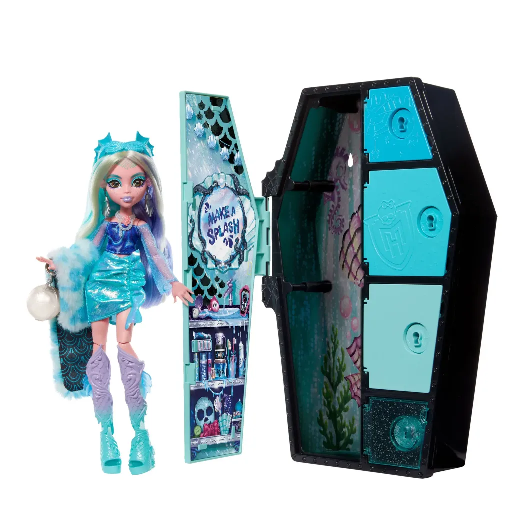 Monster High Skulltimate Secrets: Fearidescent Puppe Lagoona Blue 25 cm