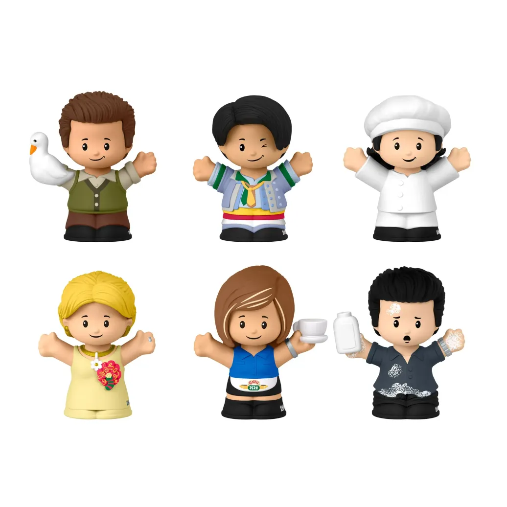Friends Fisher-Price Little People Collecter Minifiguren 4er-Pack 7 cm