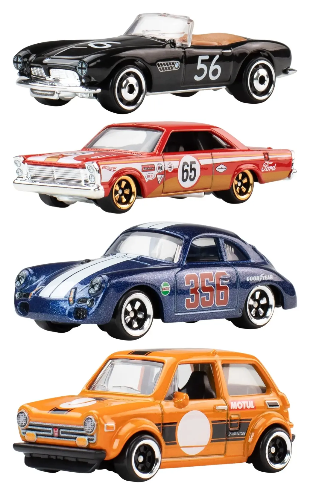 Hot Wheels Silver Series Die-Cast Fahrzeuge 1/64 Vintage 979J Sortiment (10)