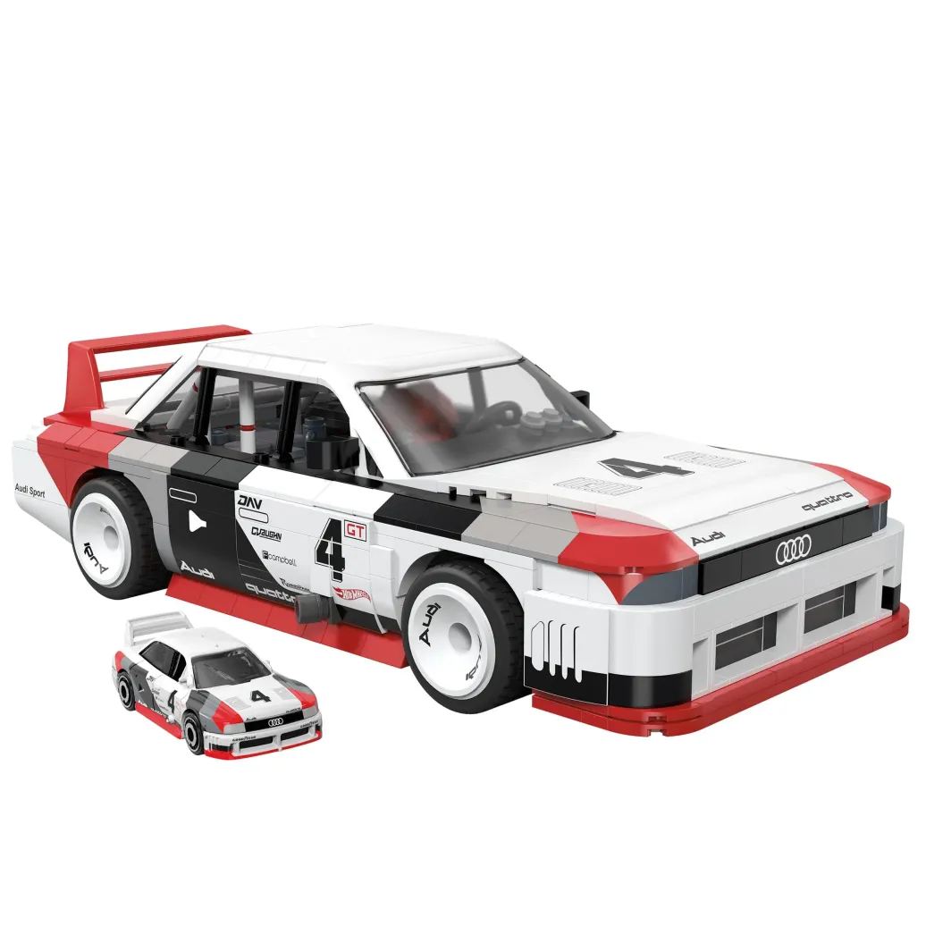 Hot Wheels MEGA Bauset 1/15 Audi 90 Quattro IMSA GTO 29 cm