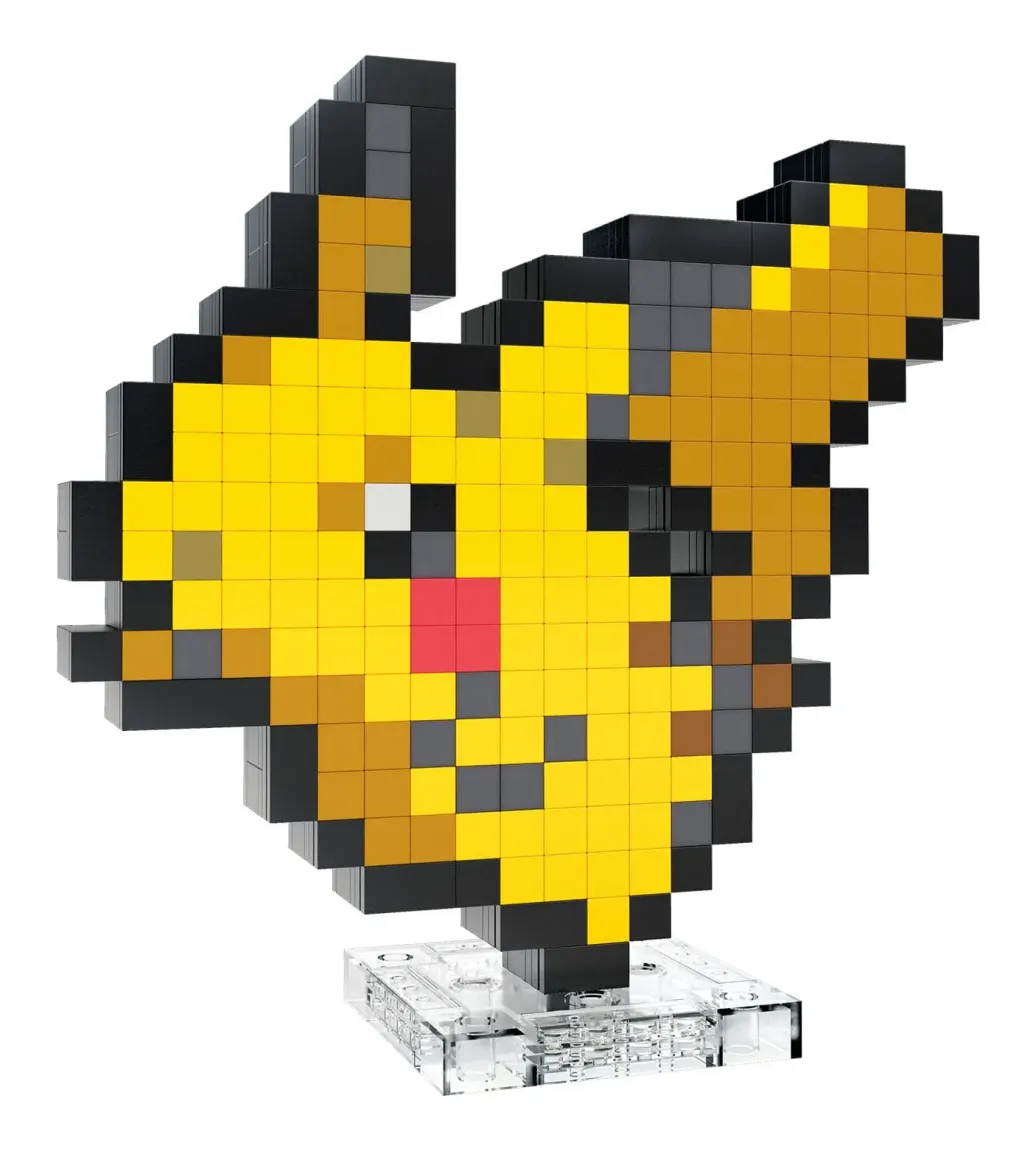 Pokémon MEGA Bauset Pikachu Pixel Art