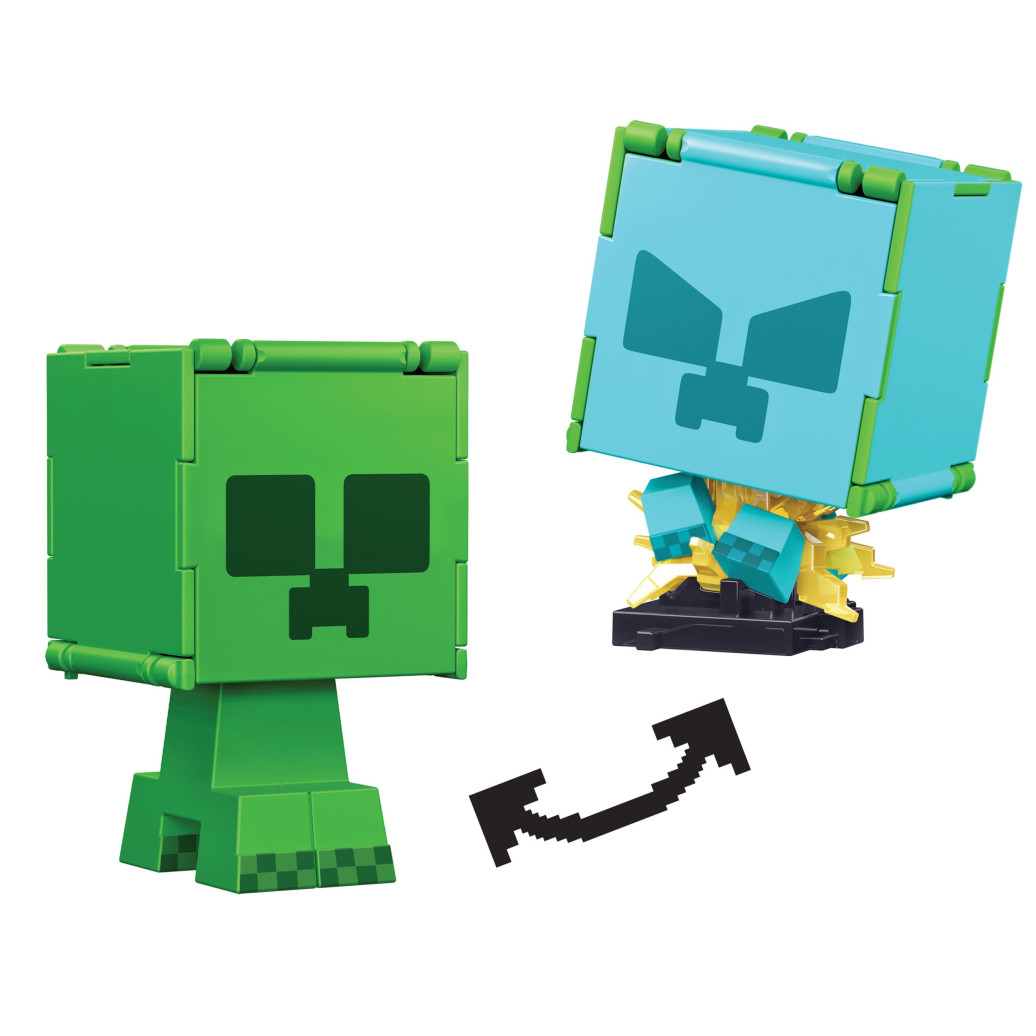 Minecraft Flippin Actionfigur Creeper & Geladener Creeper