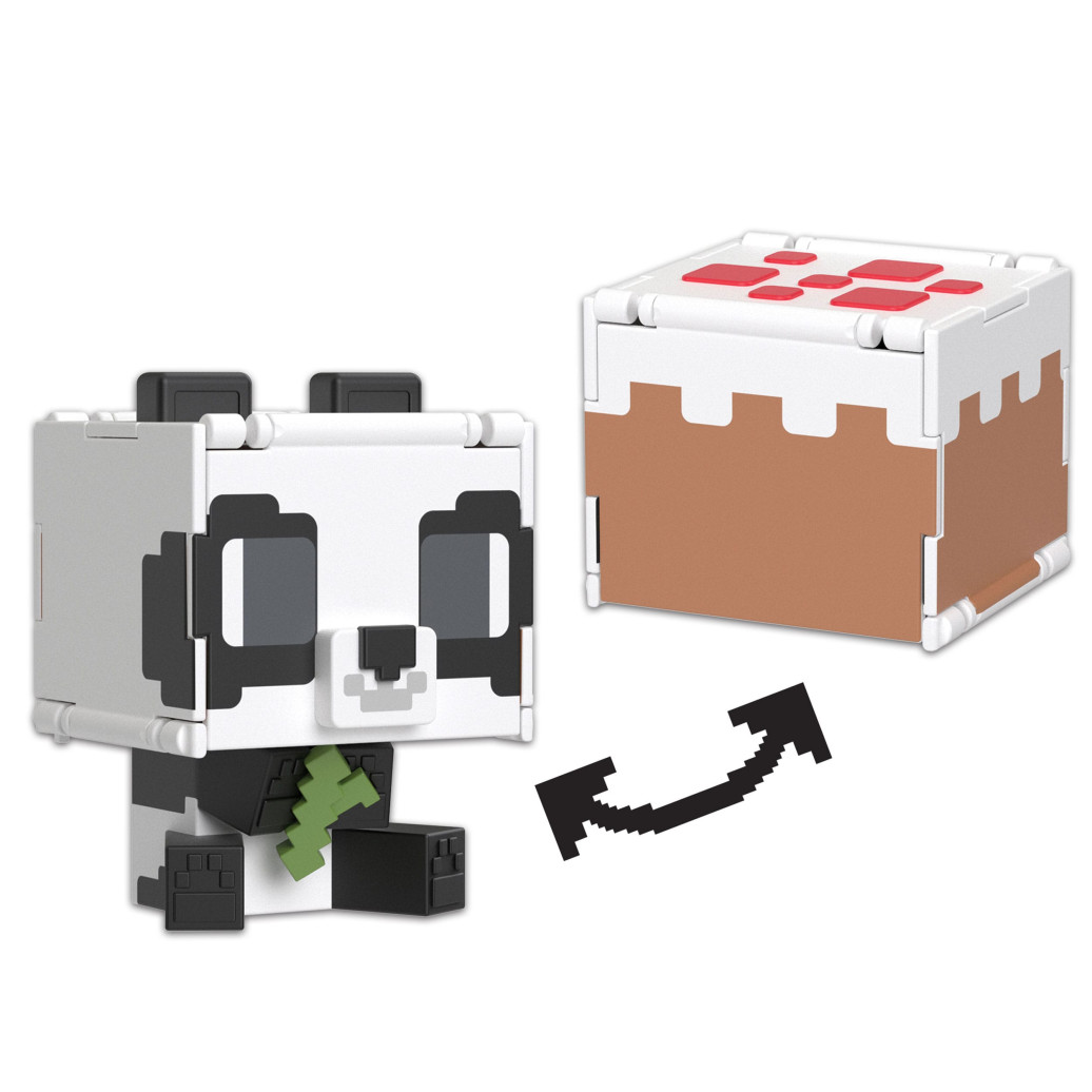 Minecraft Flippin Actionfigur Panda & Kuchen