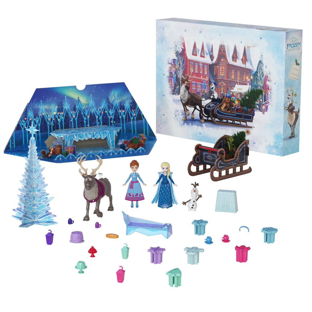 Die Eiskönigin Adventskalender mit Puppen und Figuren