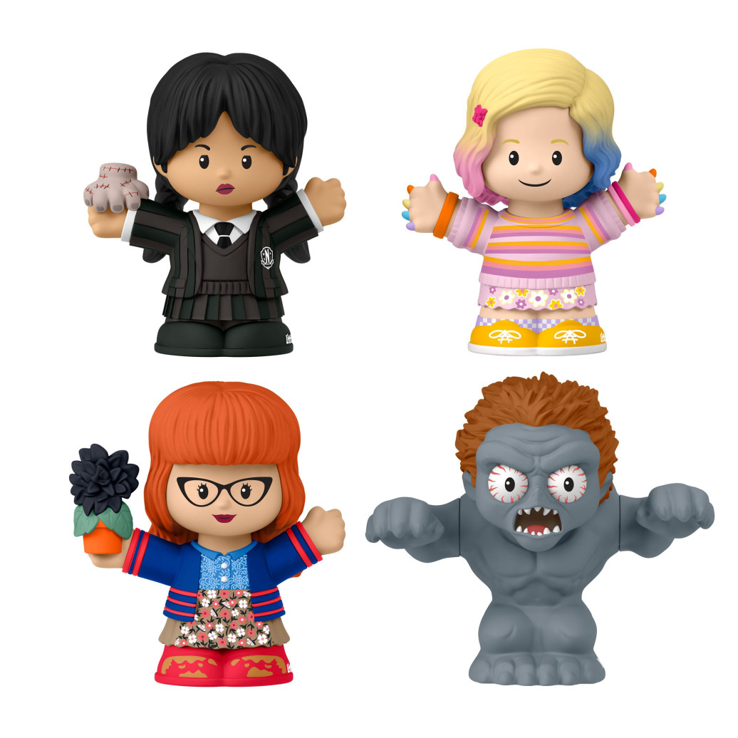 Wednesday Little People Collector Minifiguren 4er-Pack 6 cm