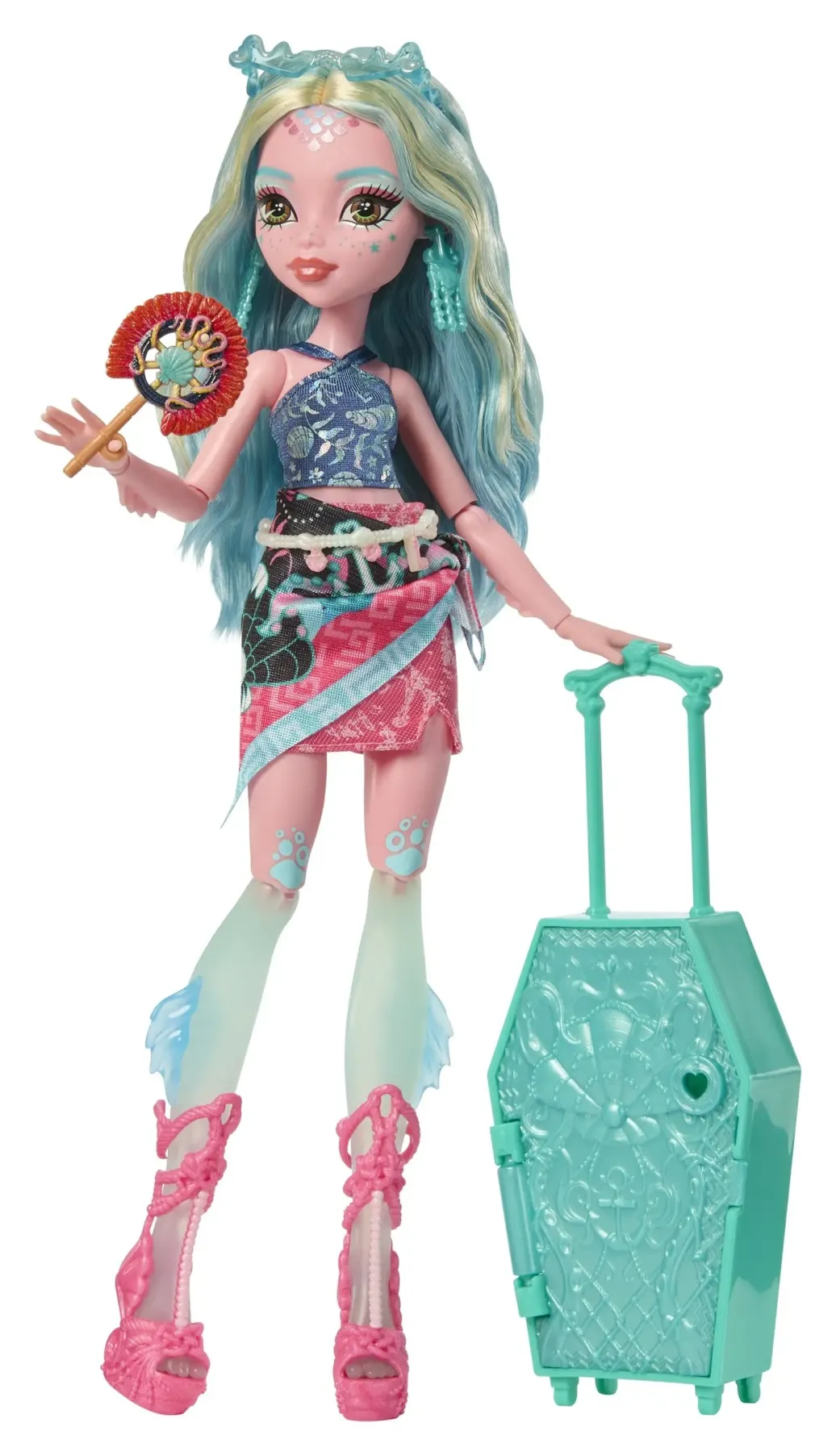 Monster High Skulltimate Secrets Puppe Destination: Gore-geous Oasis - Lagoona Blue