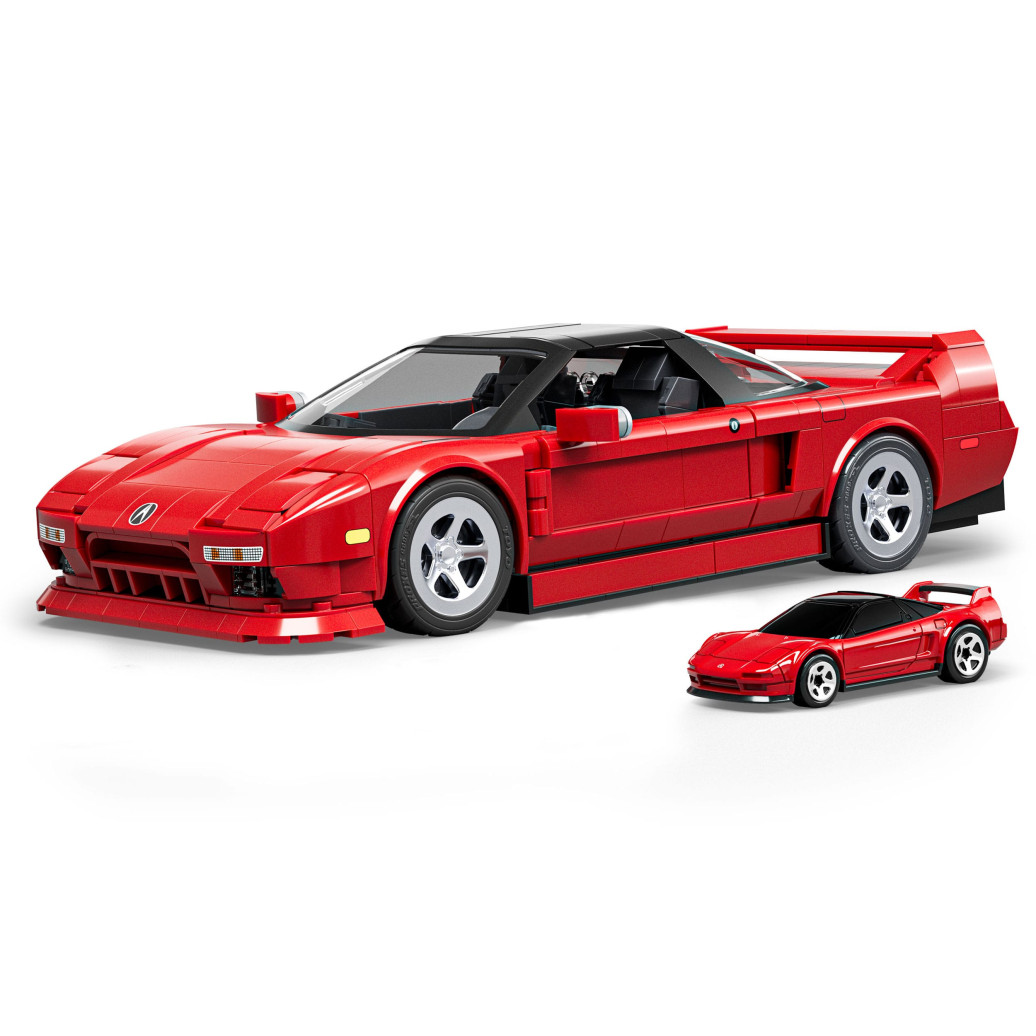 Mattel Brick Shop Hot Wheels Elite Series Bauset 1/16 '90 Acura NSX